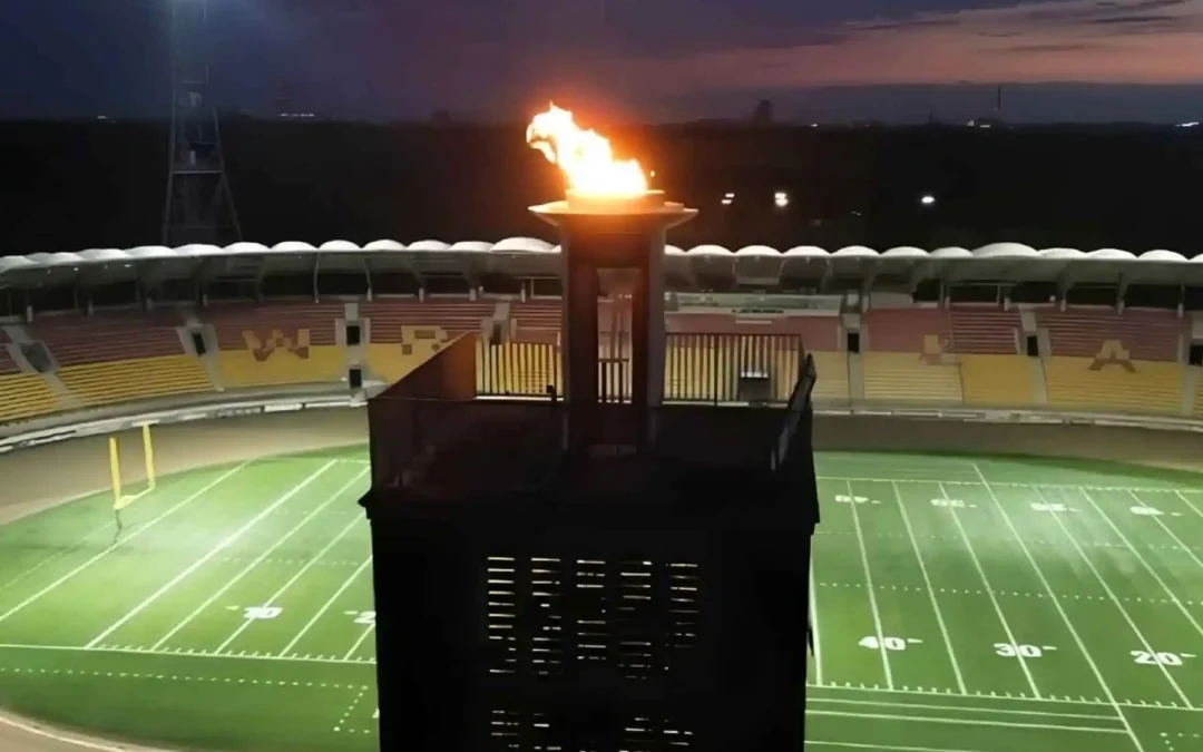 The Wrocław Olympic Stadium Flame Is Burning Again