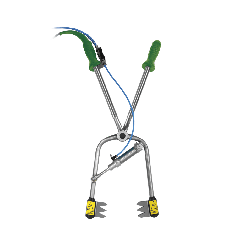 KOMA pneumatyczne kleszcze do ogłuszania XPO dla owiec – kształt X