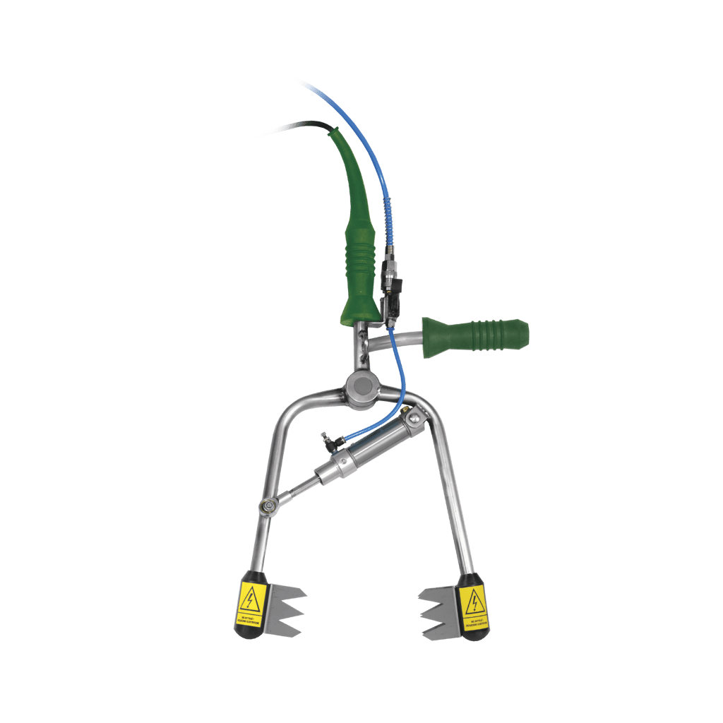 KOMA pneumatyczne kleszcze do ogłuszania YPO dla owiec – kształt Y